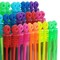 32 Pieces 8 Colors Mini Bubble Wands Assortment Party Favors Toys for Kids Child, Christmas Celebration,Thanksgiving New Year, Themed Birthday,Wedding, Bath Time,Summer Outdoor Gifts for Girls Boys